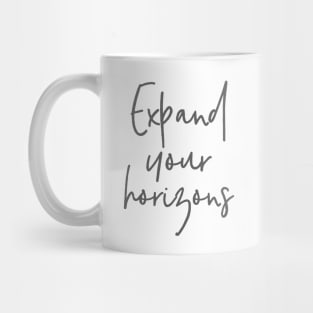 'Expand Your Horizons' Women's Achievement Shirt Mug